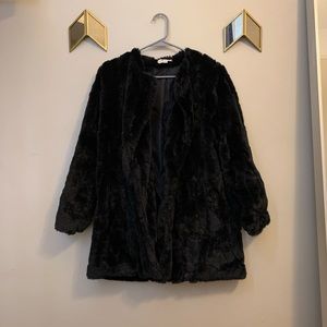 She and Sky Faux Fur Jacket